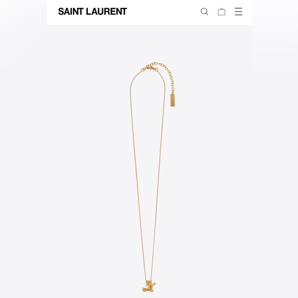 YSL Cassandre Twist Pendant Necklace - Picture 3 of 8